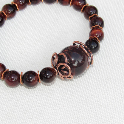 Genuine Copper and Gemstone Bracelet Collection