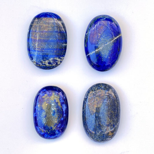 Lapis Lazuli  gemstone Galaxy healing energy Palm Stones