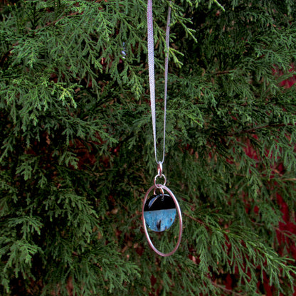 Gemstone Druzy Agate Hanging Ornament
