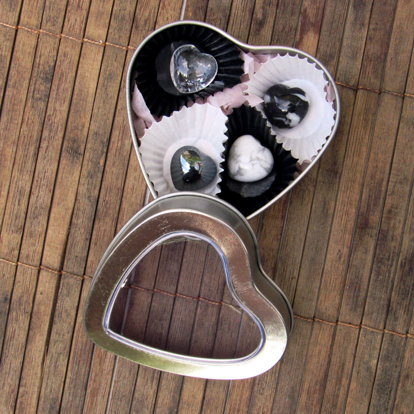 Gemstone Energy Kit in Heart Shaped Tin Gift