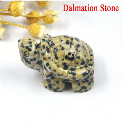 Stone Carvied Turtle Tortoise Animal semiprecious gemstone