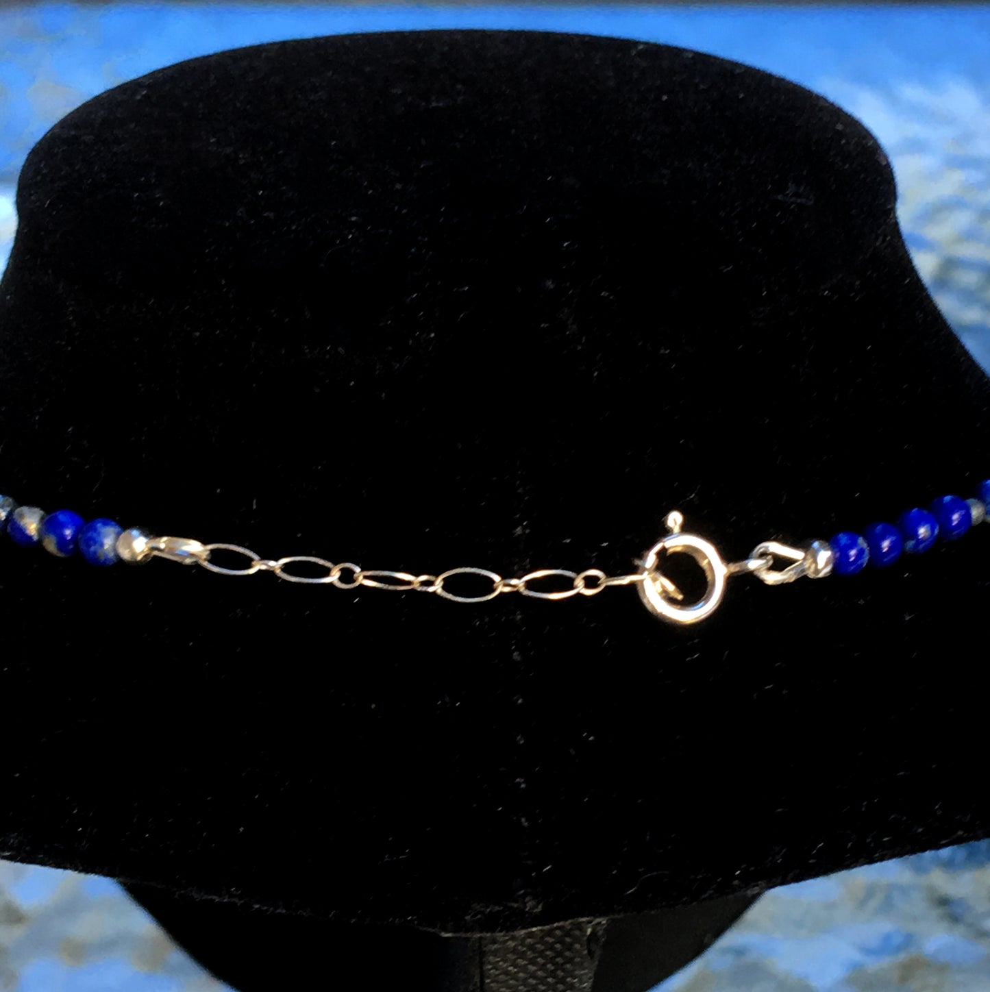 Women's Labradorite, Lapis Lazuli Gemstone Necklace