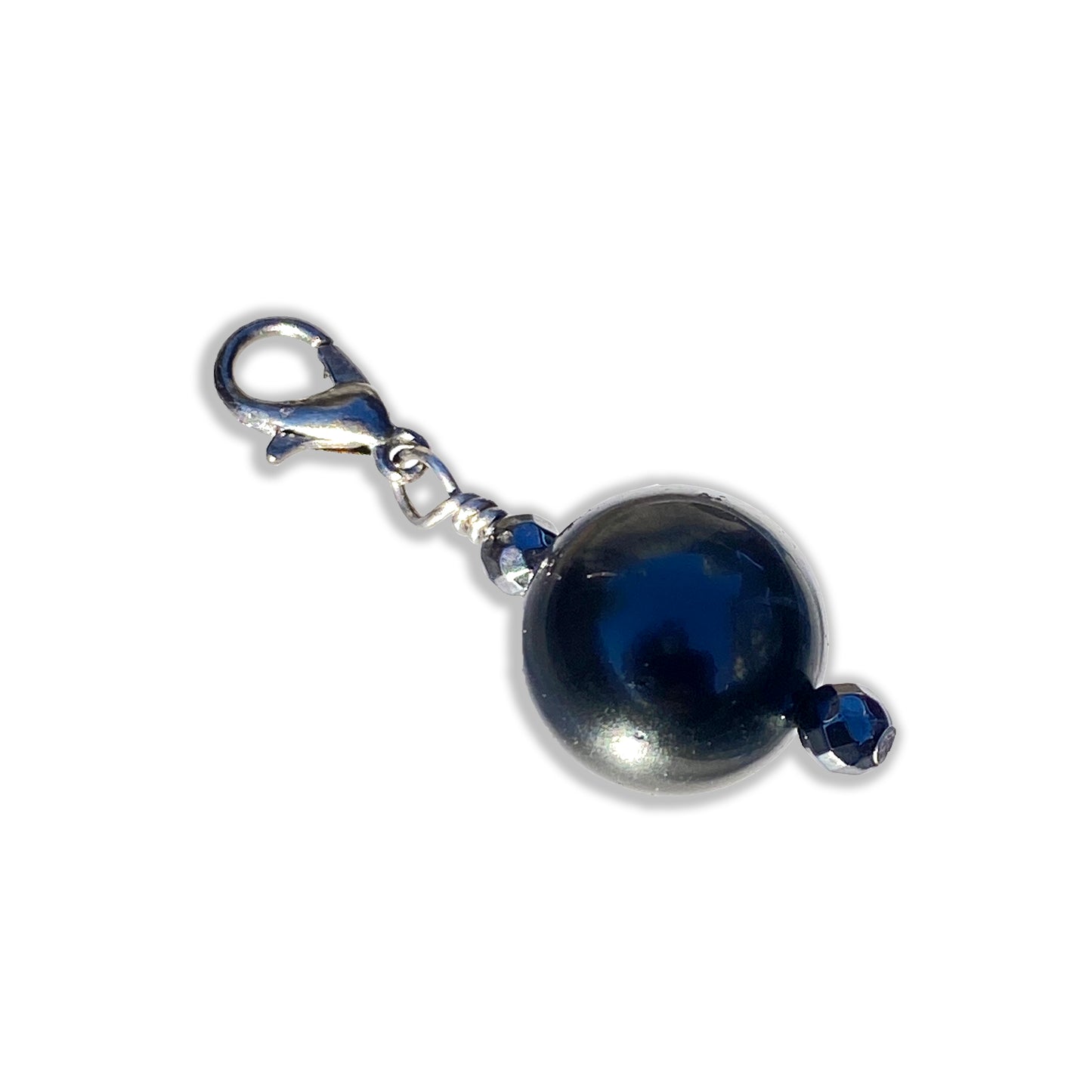 Gemstone and South Seashell Pearl Pet Collar Charm