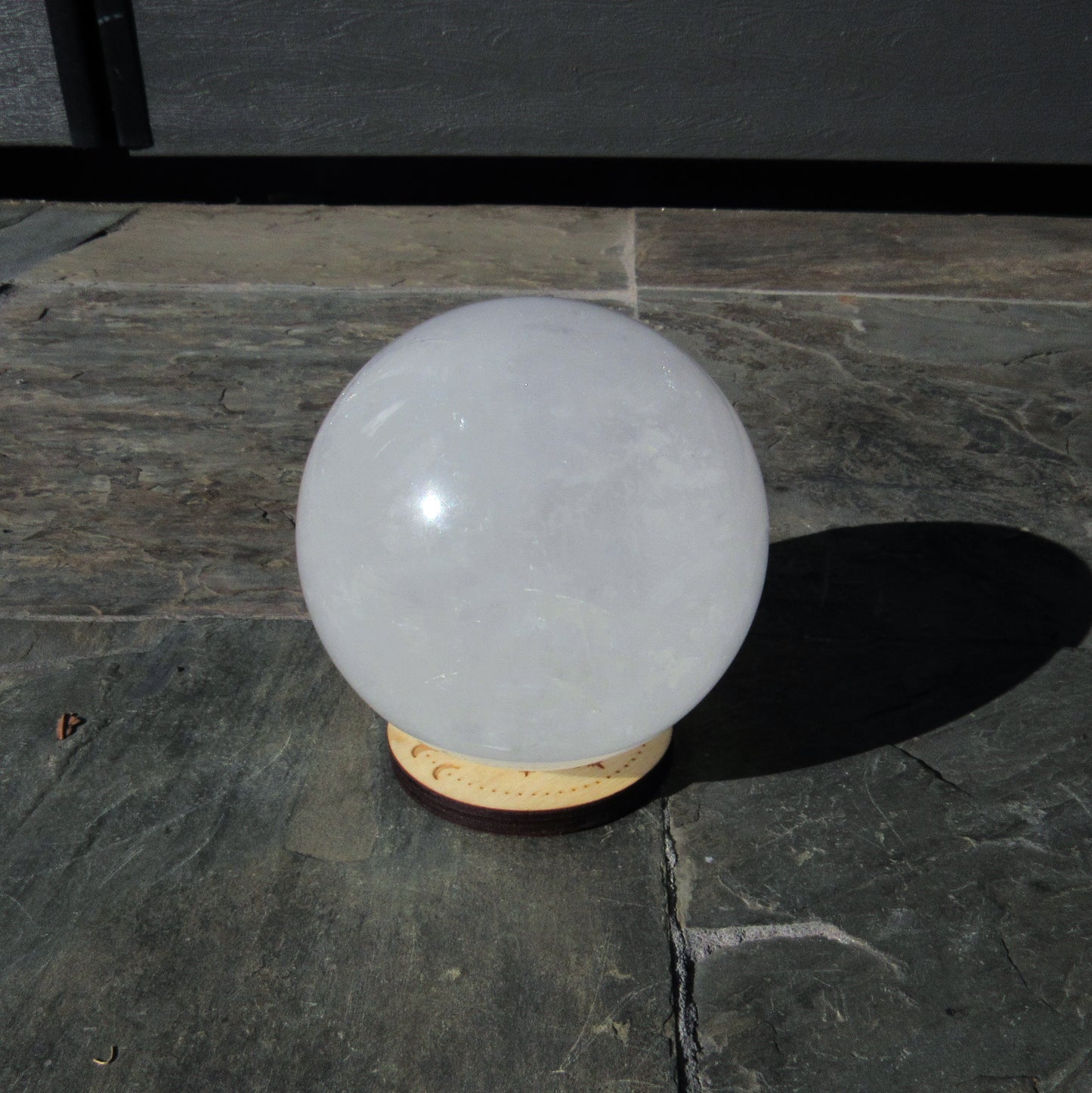 Natural Quartz gemstone Sphere