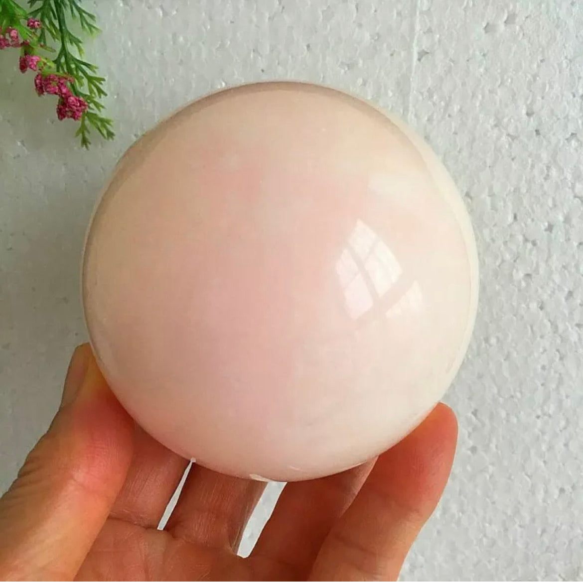 Natural Pink Opal Sphere