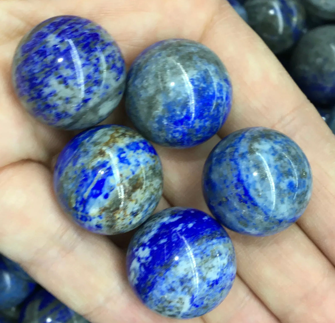Natural Lapis Lazuli gemstone Crystal Sphere