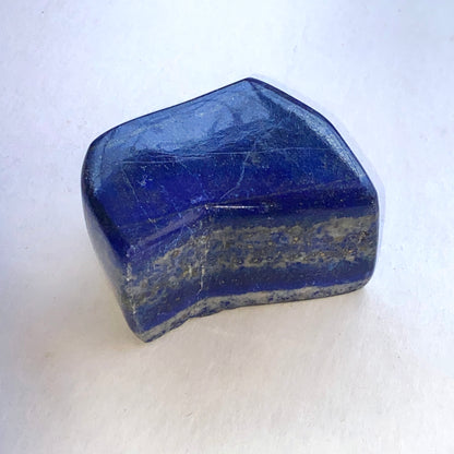 Raw natural Lapis Lazuli gemstone Slab