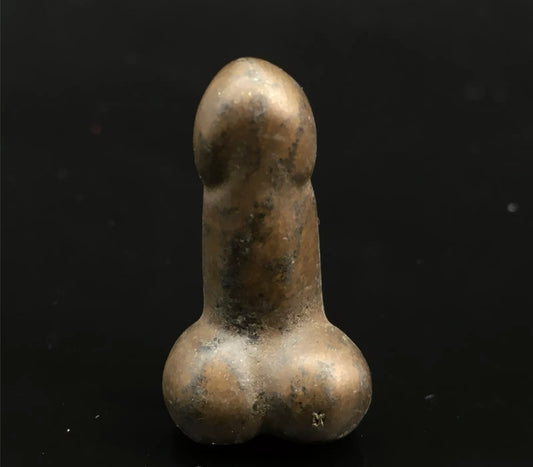 Natural Pyrite gemstone Penis Figurine