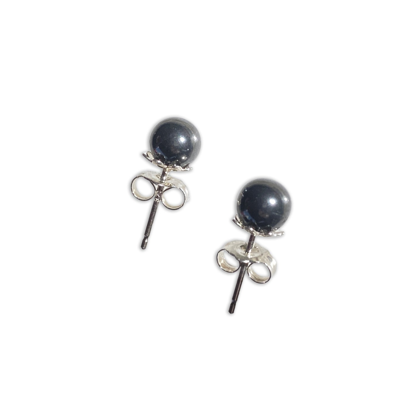 Hematite gemstone Stud Earrings