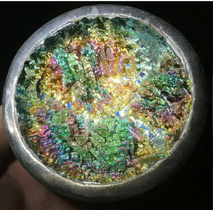 Natural Bismuth gemstone geode Crystal