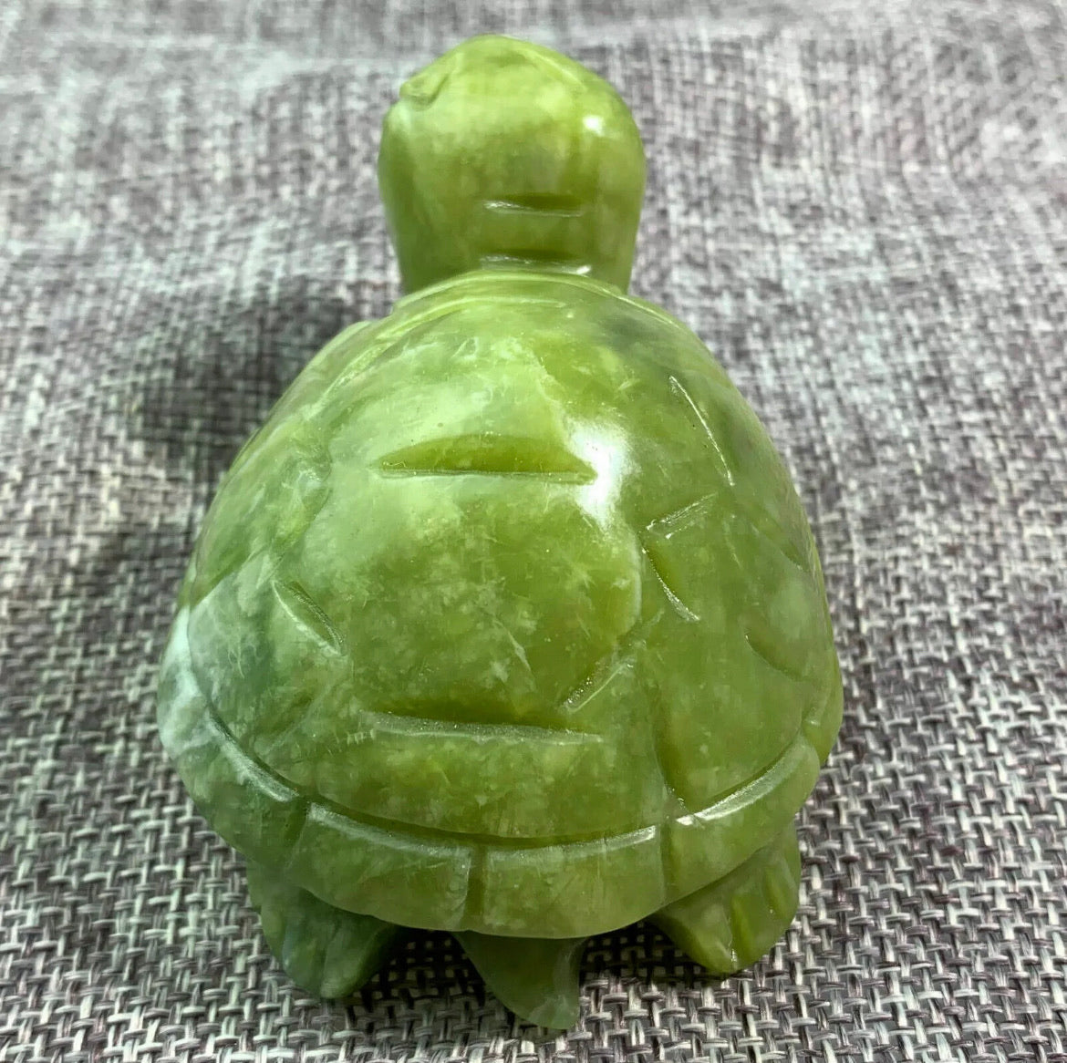 Natural Green Jade gemstone carved Turtle