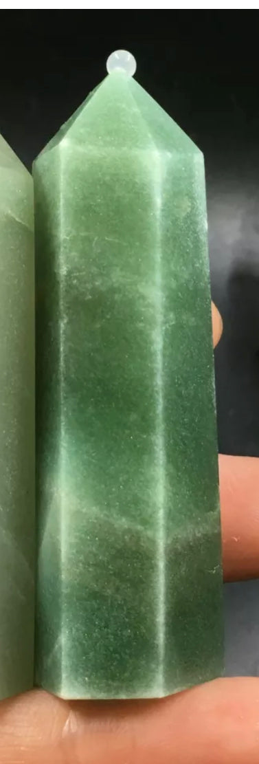 Natural Green Aventurine Crystal Wand