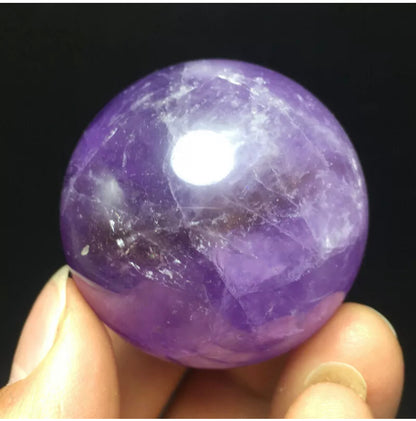 Natural Amethyst crystal sphere