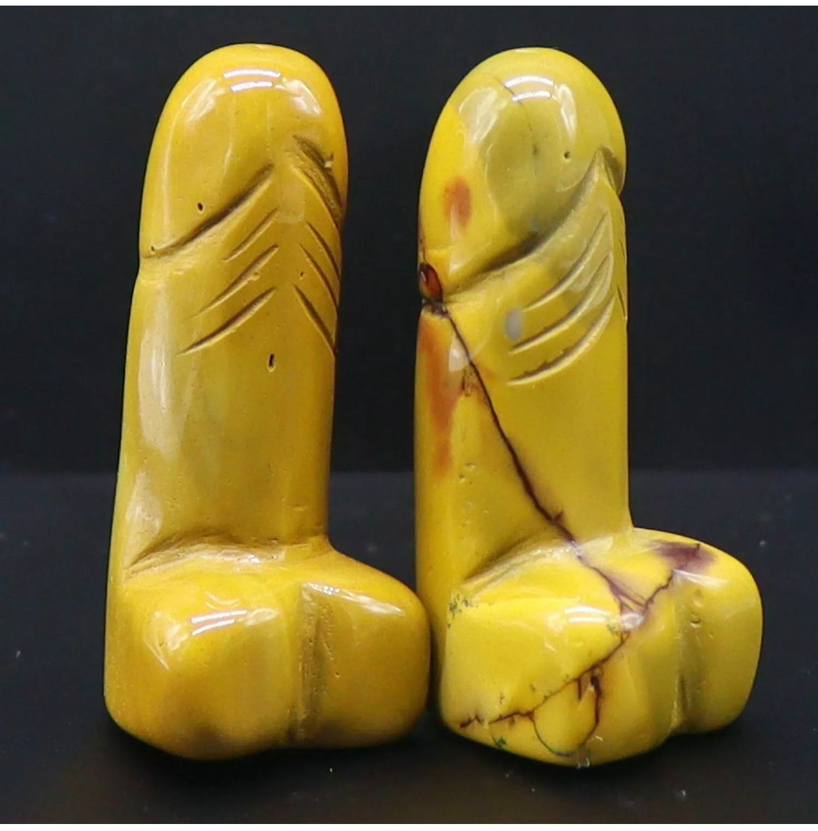 Natural Mookaite Gemstone Penis Figurine