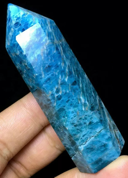 Natural Apatite Wand