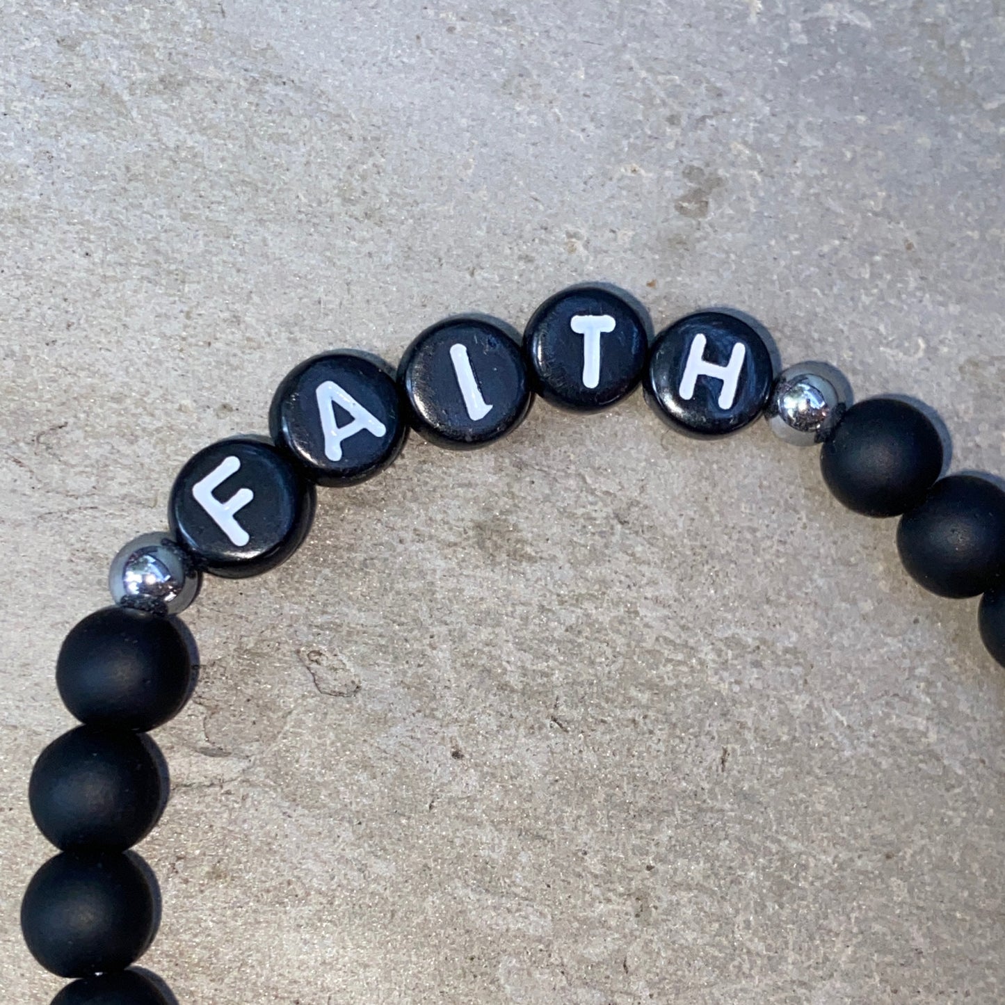 Men’s Onyx Faith Bracelets