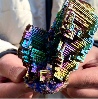 Natural Large Bismuth gemstone Crystal