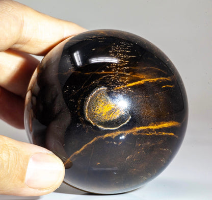 Natural Tiger Eye gemstone Crystal Sphere