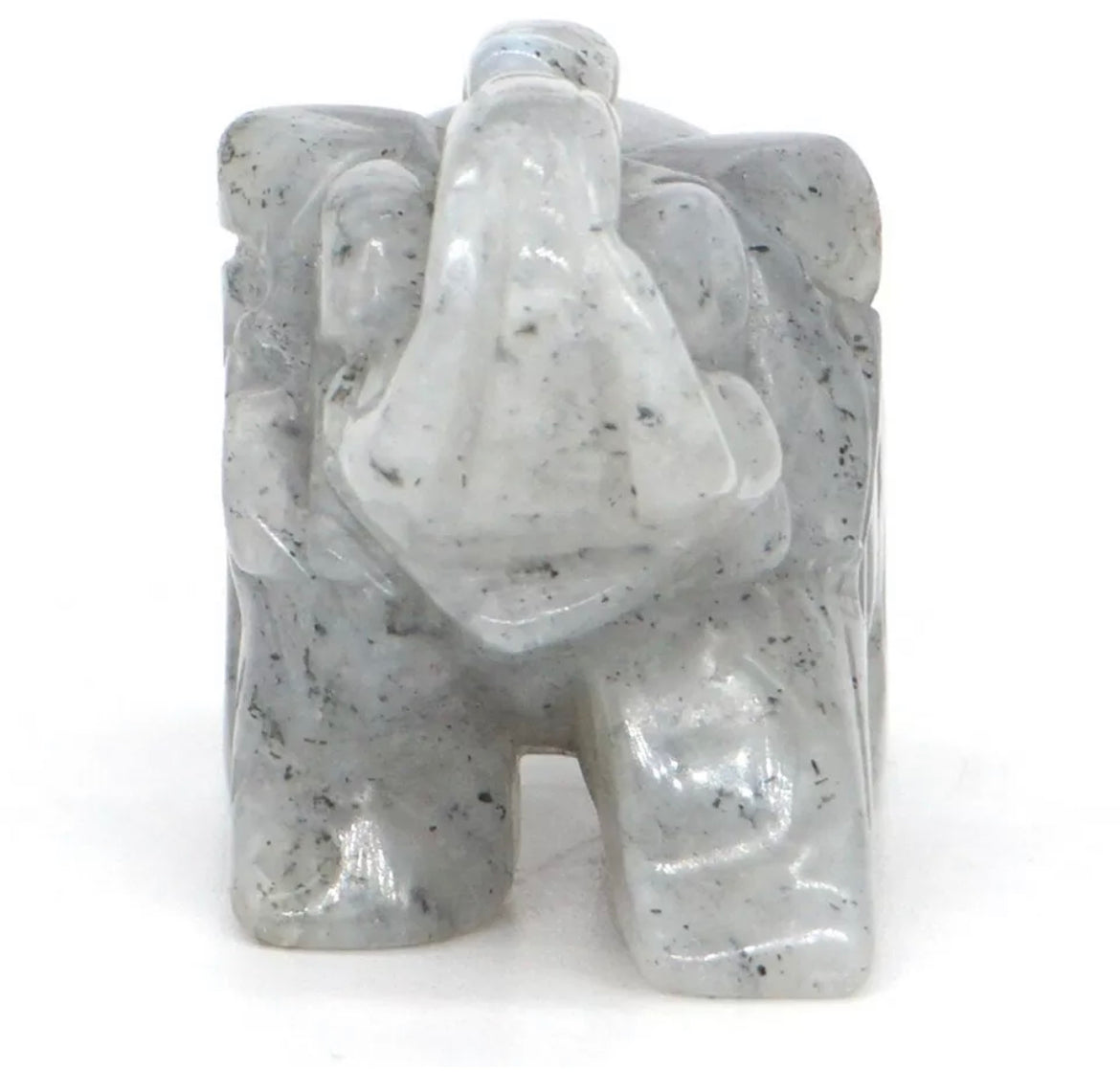 Natural Labradorite Elephant Crystal Gemstone Figurine