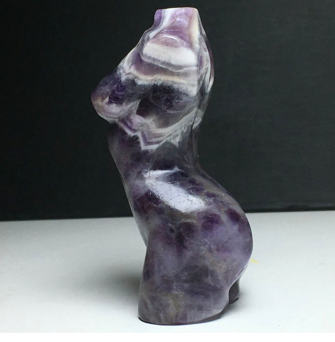 Natural Amethyst Female Nude  Figurine