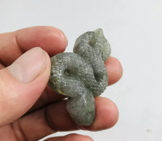 Natural Labradorite Snake