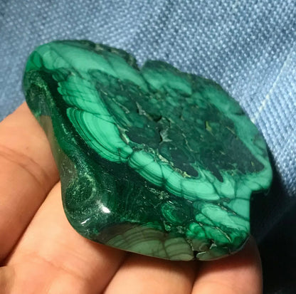 Natural Malachite Free Form gemstone Crystal