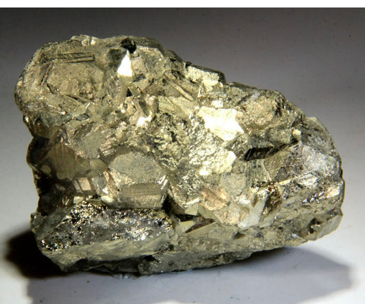 Mirror Shining Golden Pyrite Cluster, Huanzala, from Peru!
