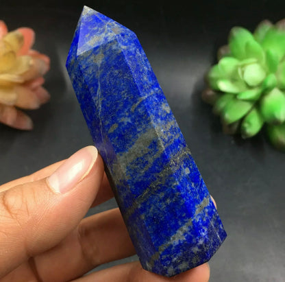 Natural lapis lazuli Wand Point Healing Reiki