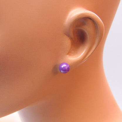 Phosphosiderite gemstone Stud Earrings