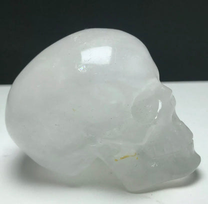 Natural Clear Quartz Skull