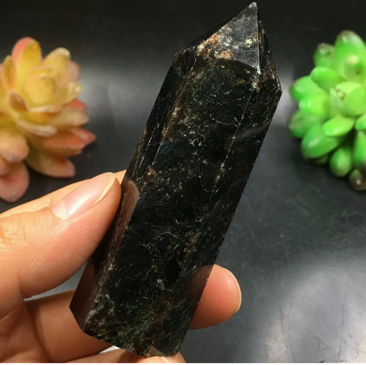 Natural Astrophyllite Crystal Wand