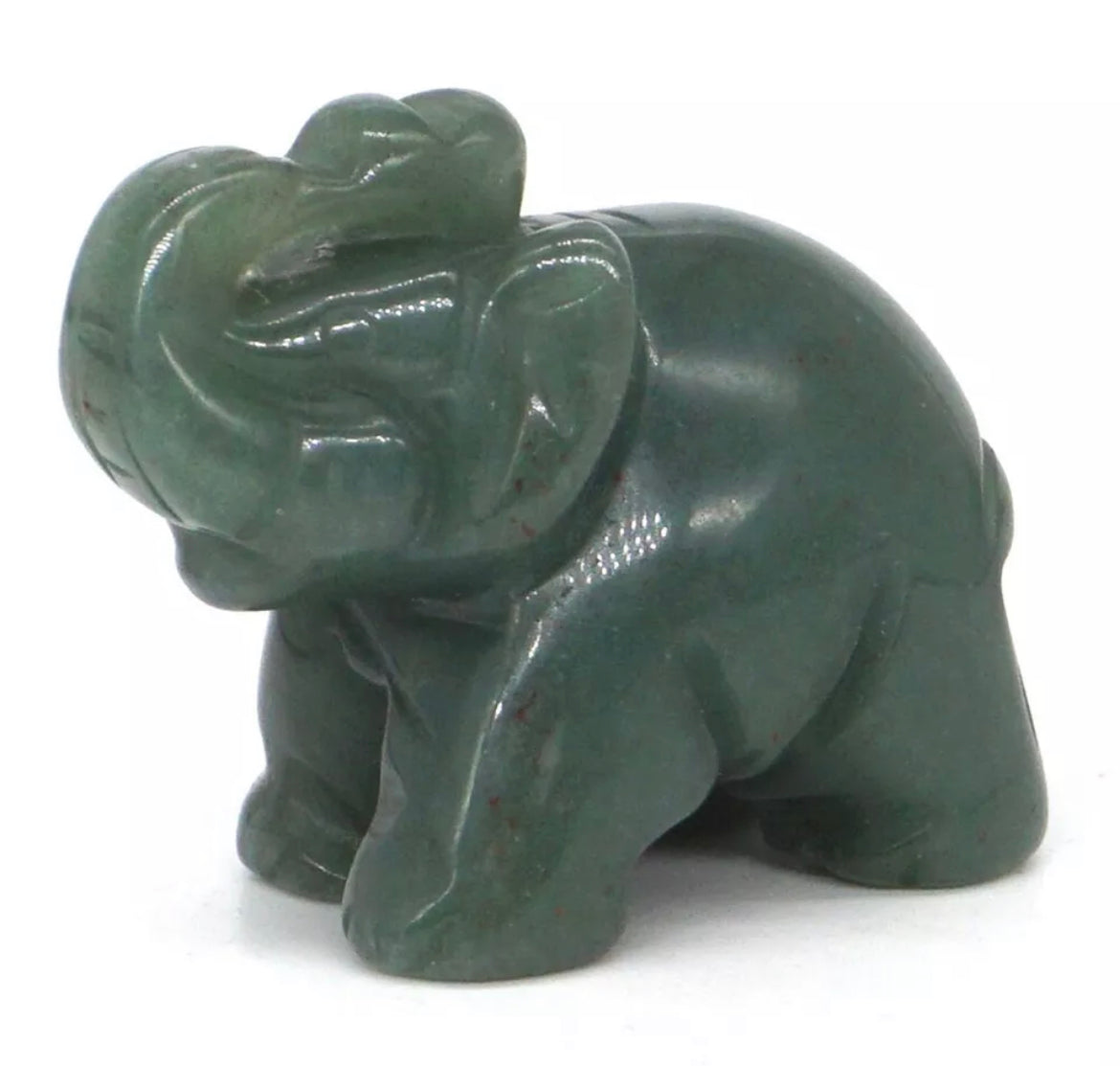 Natural Green Aventurine Elephant figurine