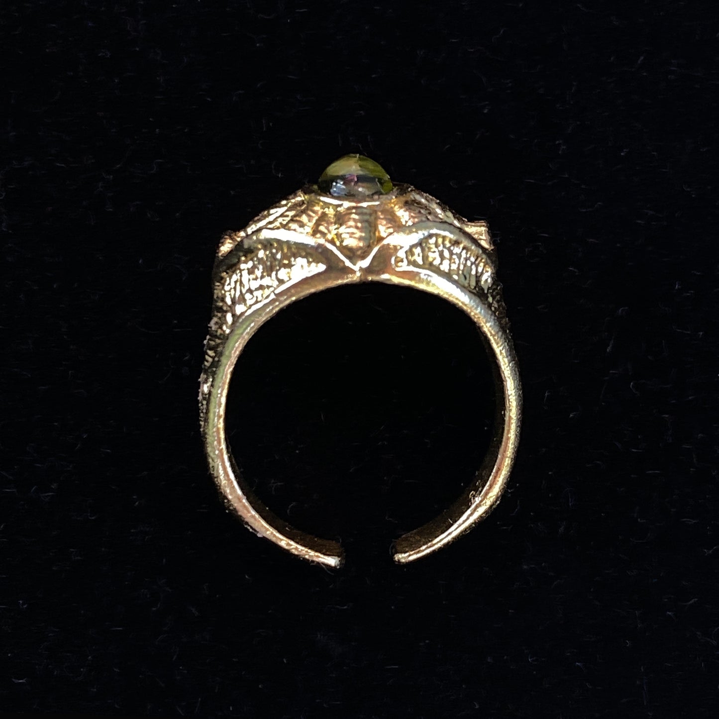 Peridot Brass Ring