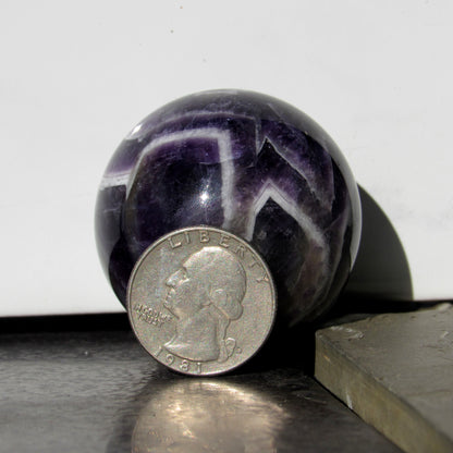 Natural Amethyst gemstone Sphere