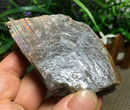 Natural Labradorite gemstone Rock