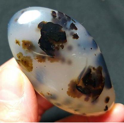 Natural aquatic agate free form stone