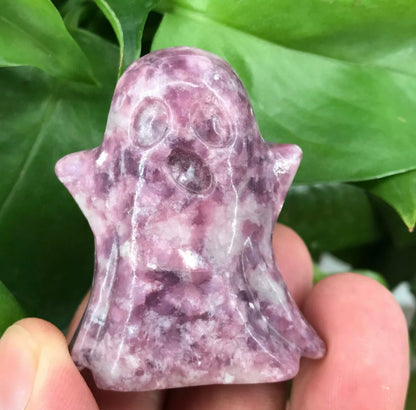 Natural Ussingite gemstone Hand Carved Crystal Ghost