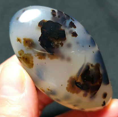 Natural aquatic agate free form stone