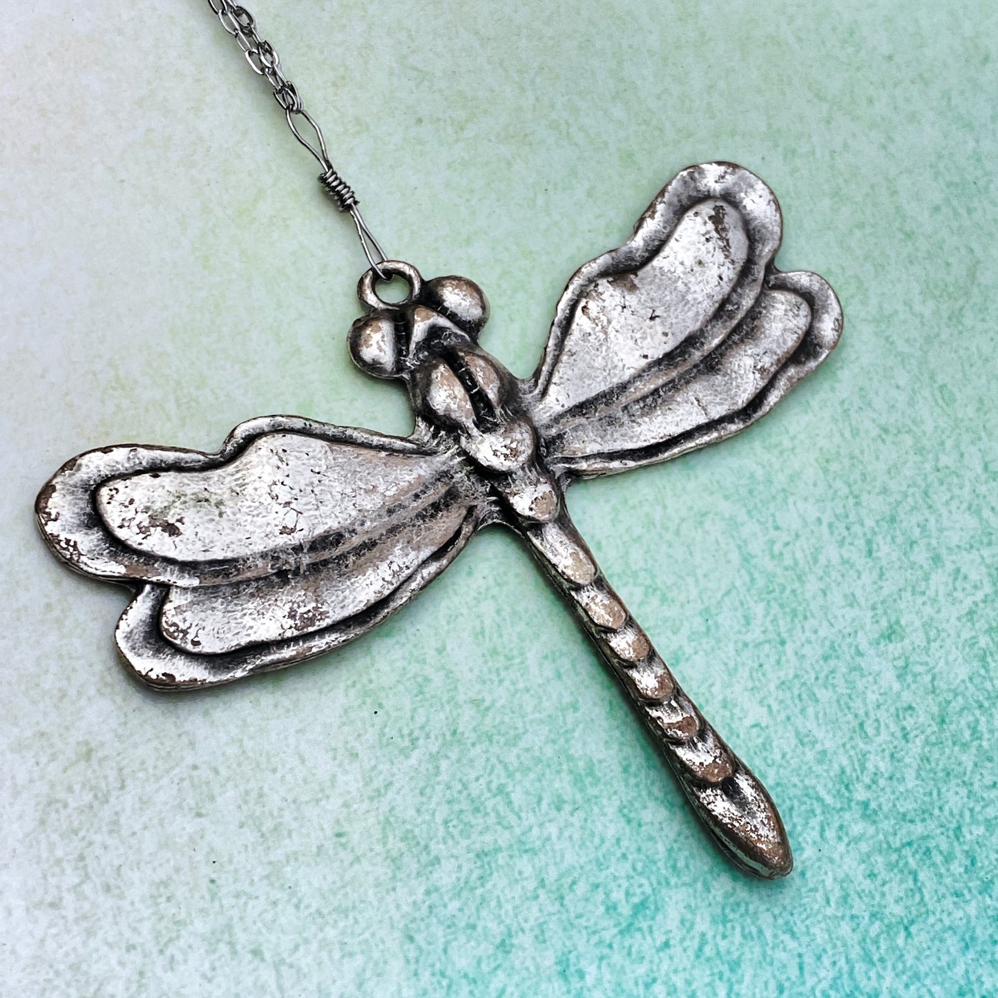 Dragonfly Wall Hanging with Moonstone
