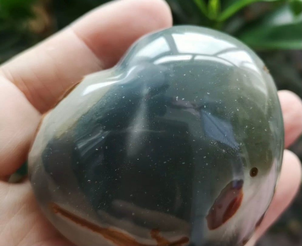 Natural Energy, Sea Stone Ancient Rock carved Heart-shaped