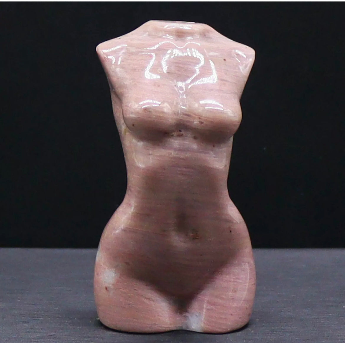 Natural Rhodonite Female Body Figurine