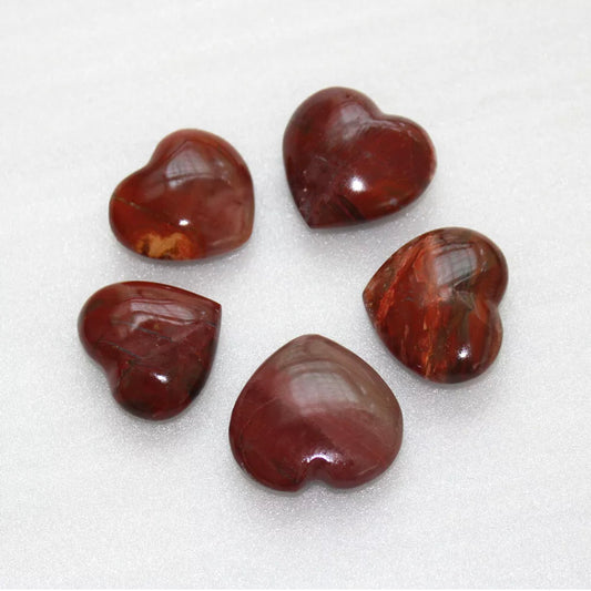 Natural Carnelian Heart