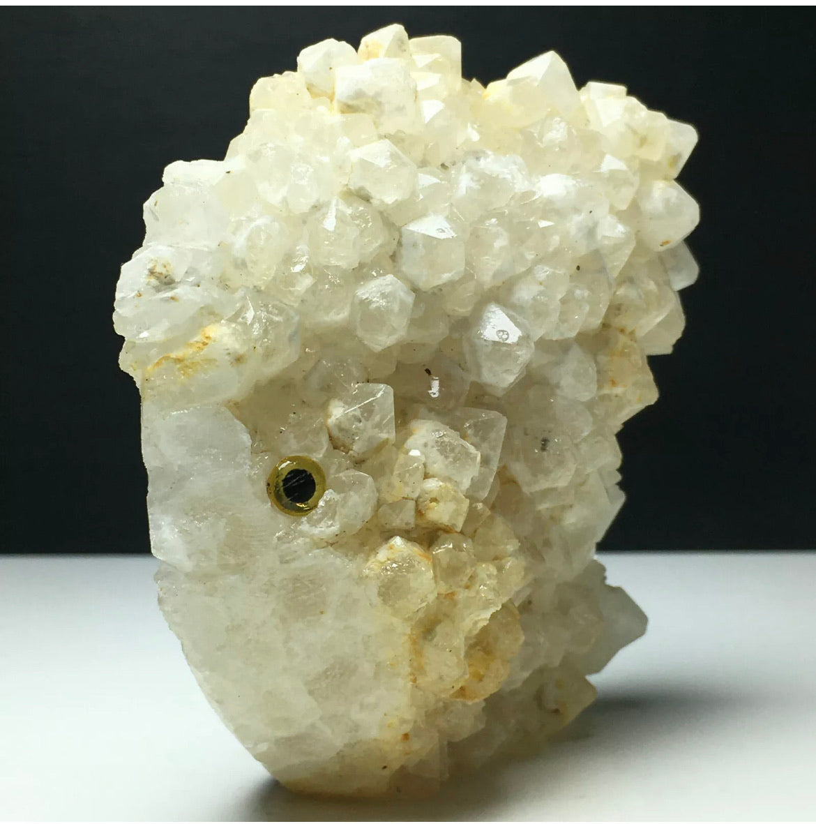 Natural Quartz gemstone carved Fish