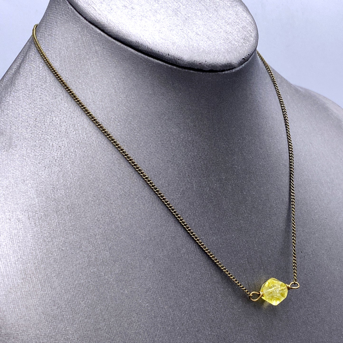 Yellow Topaz Necklace