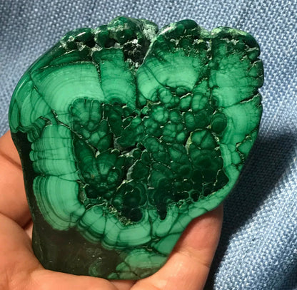 Natural Malachite Free Form gemstone Crystal