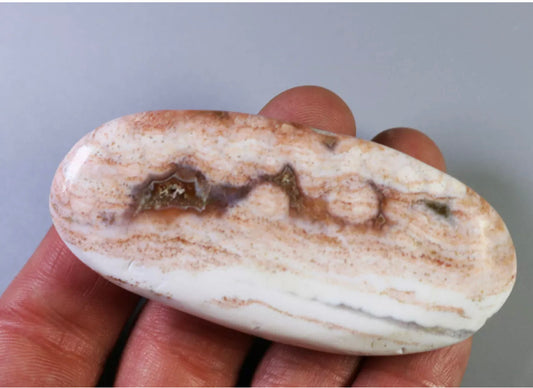 Natural Ocean Jasper Gemstone Palm Stone