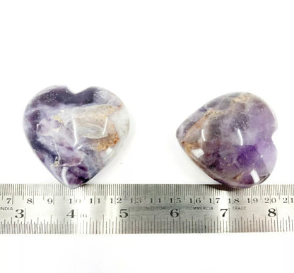 Natural Amethyst Heart