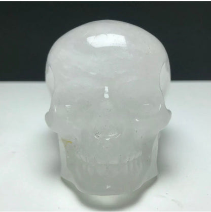 Natural Clear Quartz Skull