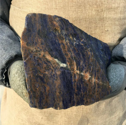 Natural Raw Sodalite gemstone Boulder Rock