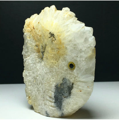 Natural Quartz gemstone carved Fish